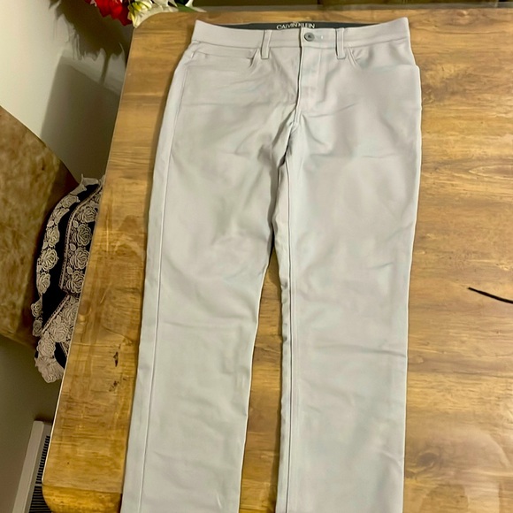 Light grey calvin klein slim fit jeans - Picture 1 of 1